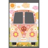 U-Vathing Hippie Bus Photo Prop Groovy Party Decorations, Fabric Two