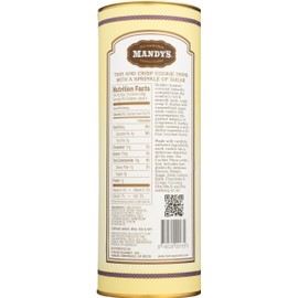 MANDYS Cookie Thins, Crispy Coconut, 4.6 OZ
