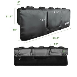 LEETPIC Tailgate Bike Pads for Mid Sized  Truck Tailgate with Secure Bike Frame Straps