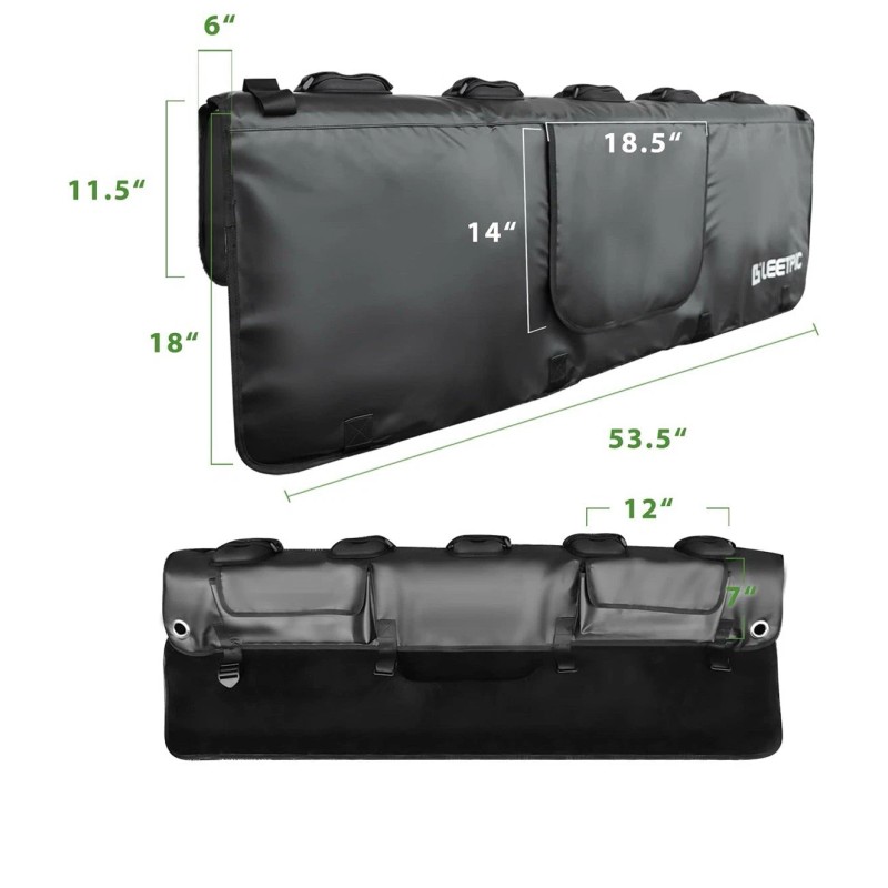 LEETPIC Tailgate Bike Pads for Mid Sized Truck Tailgate with
