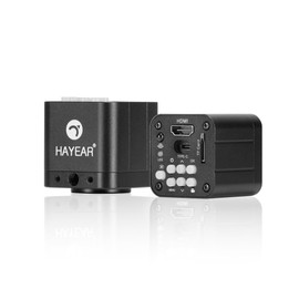 HAYEAR 24 MP 1080P FHD CMOS Sensor USB HDMI Digital Microscope Camera, Applicable to the fields of education, scientific research, laboratory, PCB repair, etc. (HY-5100)