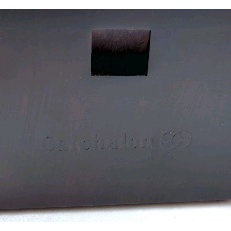 CALPHALON 17-Slot Hardwood Knife & Shears STORAGE BLOCK, Dark Mahogany