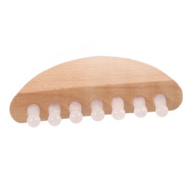 OHPHCALL Wooden Massage Comb Static Mini Hair Comb for Scalp Massaging Lightweight Natural Wood Design for Women Delicate Craftsmanship for Comfortable Use