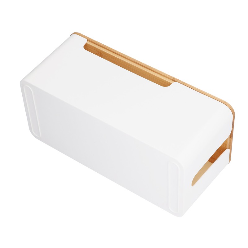 Cable Management Box Stylish Extension Socket Cord Organizer Box with
