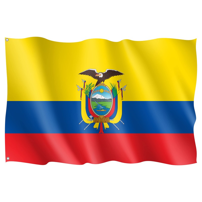 OEDIM Ecuador Flag 150 x 85 cm Reinforced and Stitched