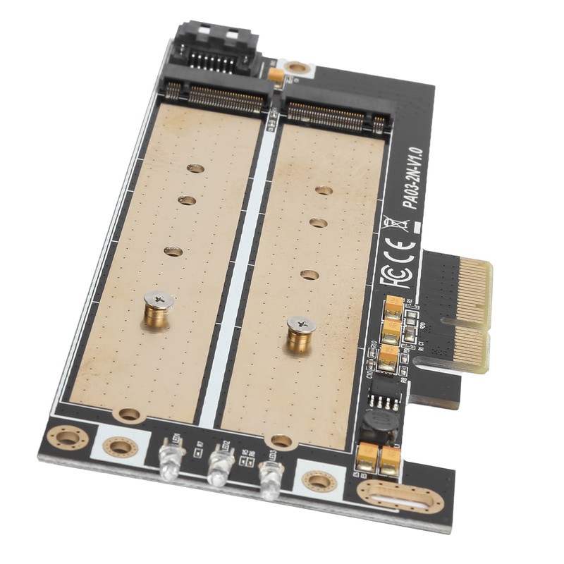 Adapter Card PCI-E B-keyM-key M.2 NGFF+NVME Interface NGFF SSD Hard