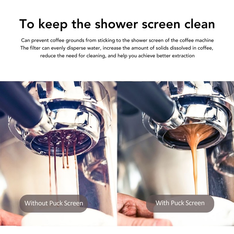 51mm Puck Screen Lower Shower Screen Reusable Coffee Portafilter Puck