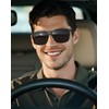 KALIYADI Mens-Sunglasses Polarized Sunglasses-Men Women: Classic Sun glasses with UV400