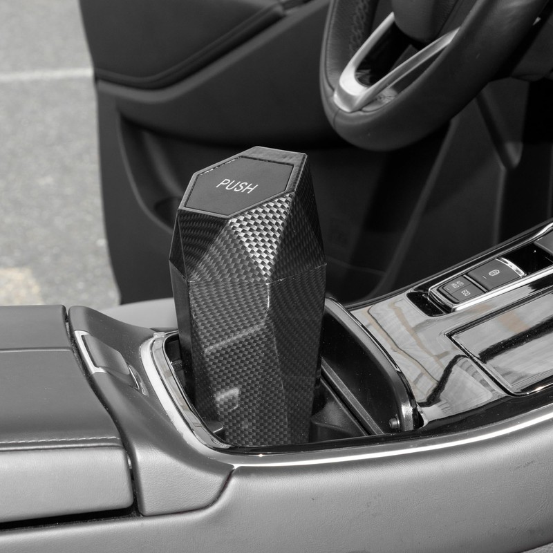 A ABSOPRO Car Trash Can Portable 3.5" Width 7.9" Height