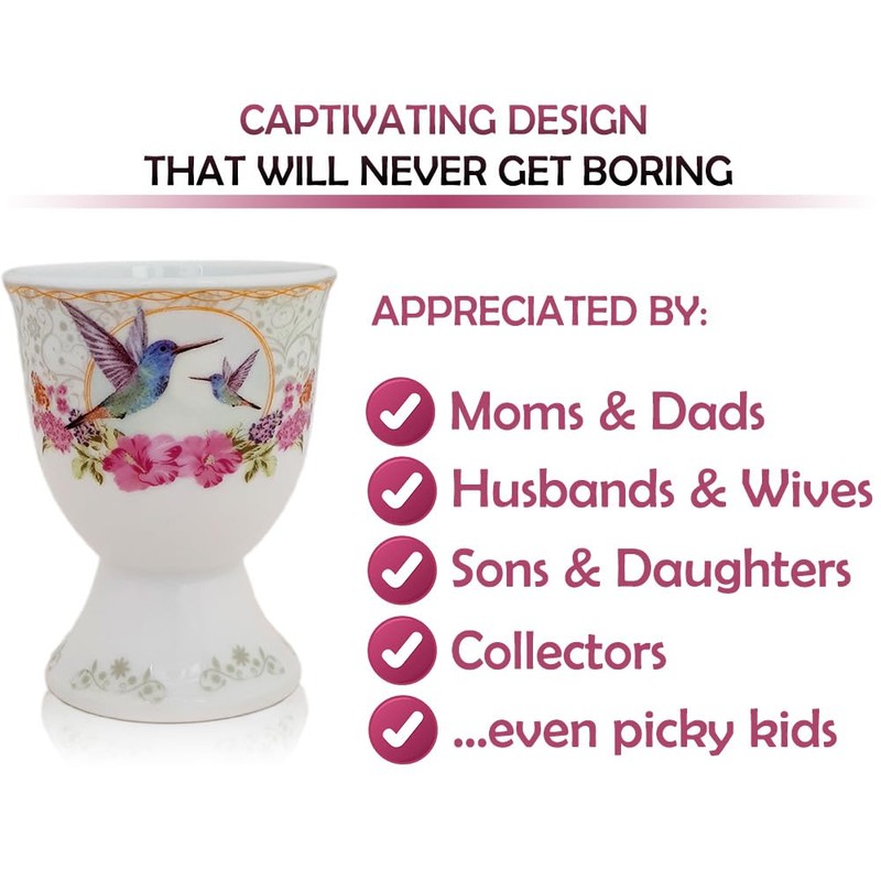 NobleEgg Boiled Egg Cups Topper Set | All-Inclusive Set |