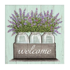 SHEGZHUC Diamond Painting Flowers in Vase 30 x 30 cm Diamond Painting Purple Flowers Diamond Painting Lilac Diamond Painting Plants Diamond Painting Art Embroidery Cross Stitch Pictures Gift Wall