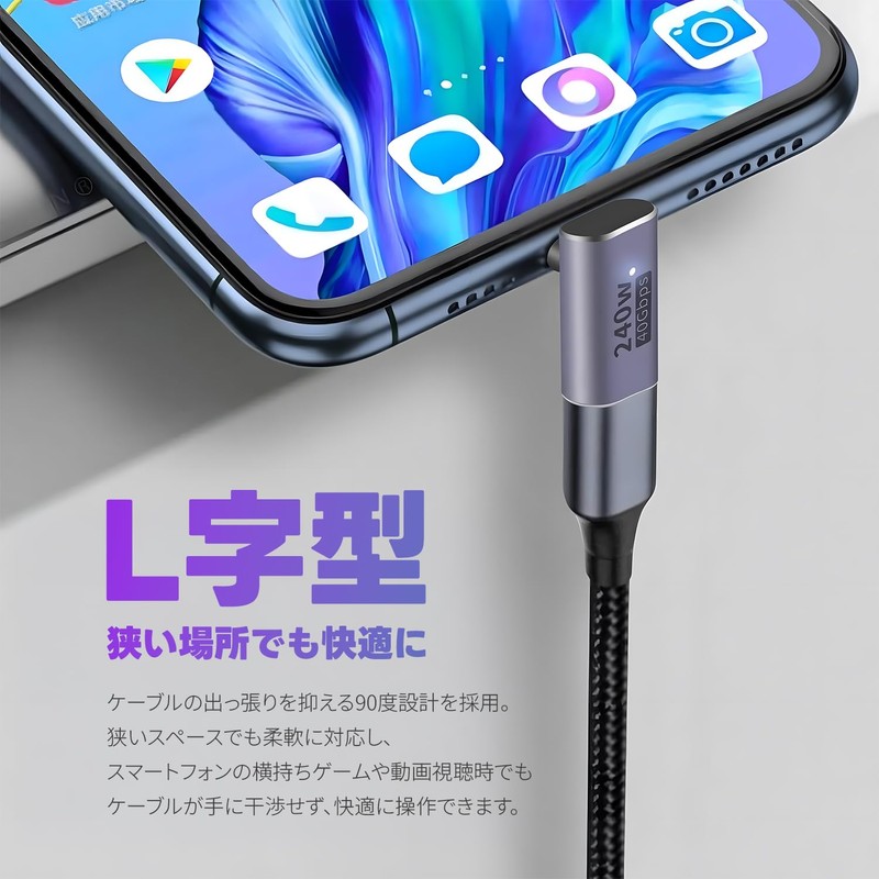 Reliable Japanese Corporation USB-C Male to Female Converter Adapter, USB4,