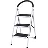 Giantex 3 Step Ladder Folding Step Stool Platform Home Kitchen