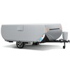 Pop Up Camper Cover 12'-14', Folding Camper Tent Trailer Cover，Extra-Thick