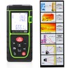 BOWONG Laser Distance Meter 40m, Portable Handle Digital Measure Tool
