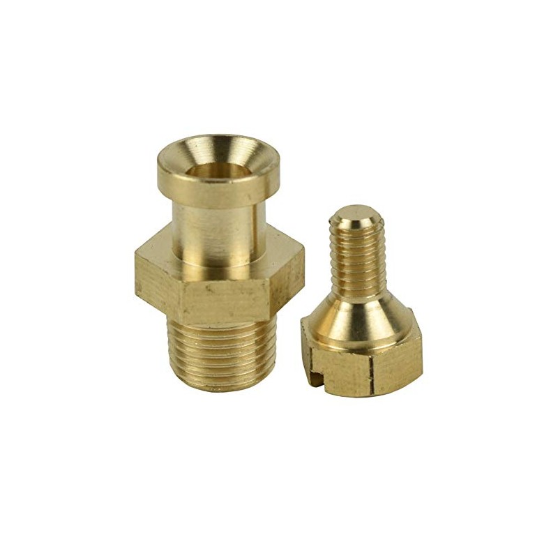Arctic Hayes 664040 Pressure Test Nipples 3-Piece Set, Gold