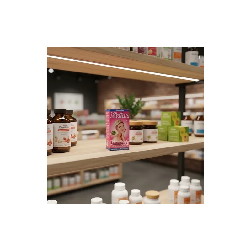 Biotina Con Vitamina E Y Germen De Trigo 60 Cápsulas