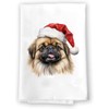 Adorable Christmas Kitchen Hand Towel | Pekingese | Pet Animal