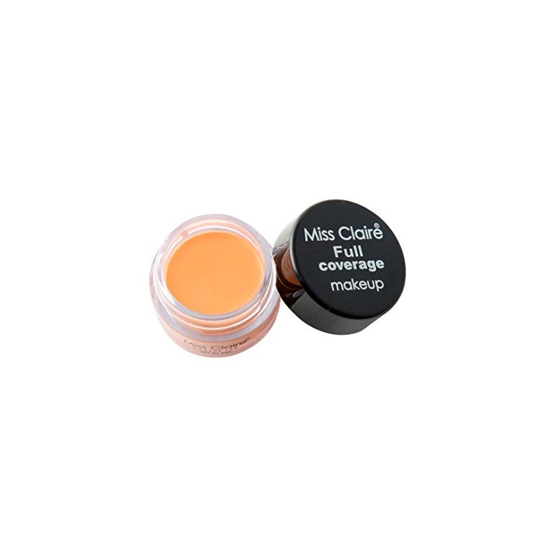 Miss Claire Full Coverage Makeup + Concealer #12, Orange, 6