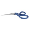 Carpet Scissors Blue 7.1in Stainless Steel Blade Ergonomic Curved Handle