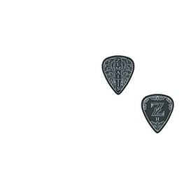 Zemaitis ZP18 TD/H Heavy Guitar Picks, Set of 20, Heavy Tear Drop, Black, 0.04 inch (1.0 mm) Thickness