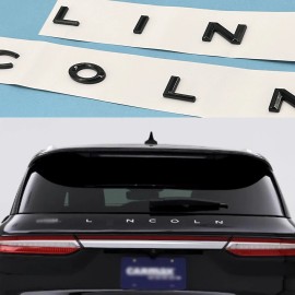 Unbranded Rear Tailgate Emblem Glossy Black Letters Badge Decal For Navigator Aviator MKZ