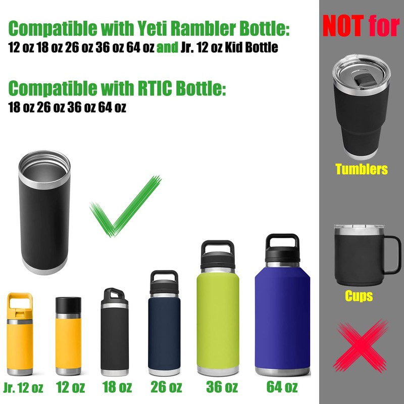 Straw Cap for YETI Lid Replacement - 12 18 26
