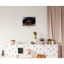 HB Art Design Audrey Hepburn Wall Art Looking Under Sunglasses Breakfast at Tiffany's Canvas Wall Art Canvas Print Wall Decor Artwork Bedroom Decor Living Room Decor Made in The USA 30x40