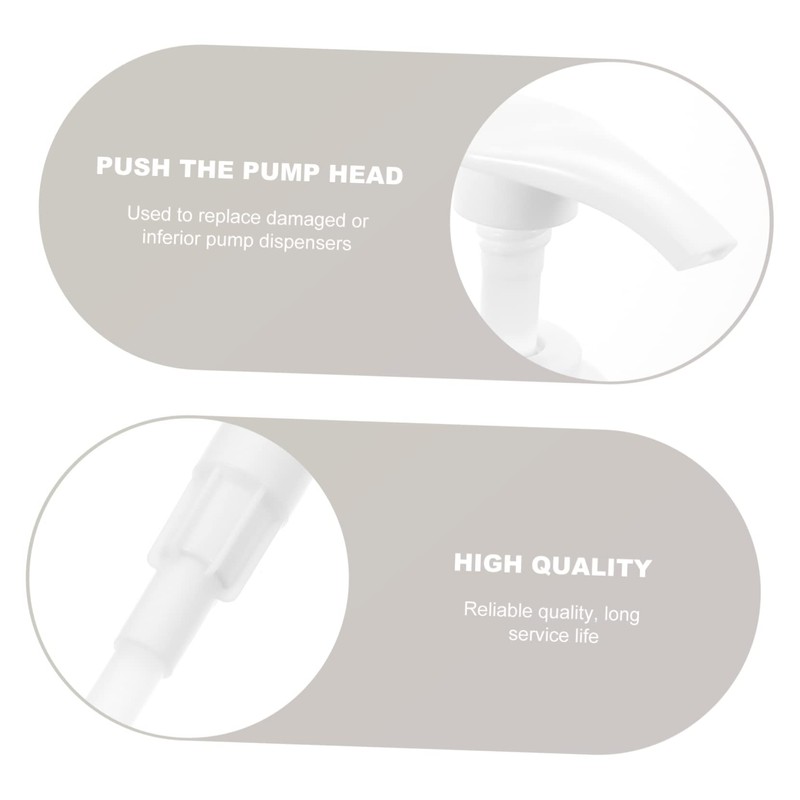 WOONEKY 10pcs Lotion Pump Replacement for Shower Gel Shampoo and