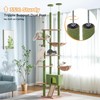 Meowrista Floor to Ceiling Cat Tree Tall Cat Tower with