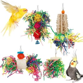 Unbranded Bird Toys Bird Shredding Foraging Toys Parakeet Toy Chewing Hanging Toy Bird Shr