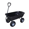 AAIN Heavy Duty Garden Cart with 10" Pneumatic Plastic Tires,
