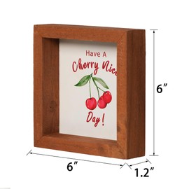 Cherry Kitchen Decor, Have A Cherry Nice Day Sign, Cozy Fall Home Decor