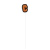 Unique Decoration Party Supplies, 6.38" x .25" x 9.13", Orange