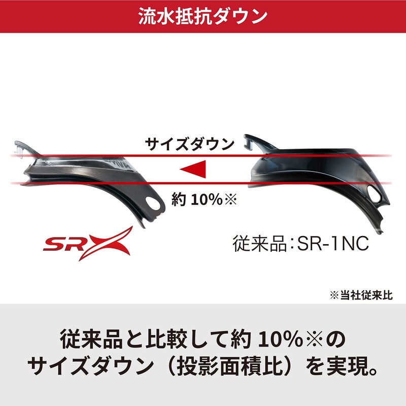 SWANS SRX-NPAF LPRCL Swimming Goggles, Made in Japan, Light Purple