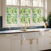 Stained Glass Window Film，Spring Window Clings,Rainbow Privacy Window Film One
