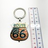[49ers] Route 66 ROUTE66 Metal Key Ring, American Souvenir, American