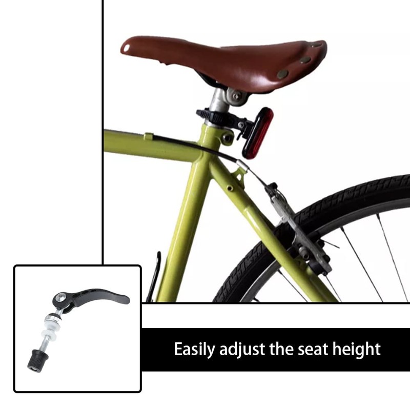 2 Pcs Bicycle Seatpost Clamps Aluminum Alloy Bike Seat Clamps