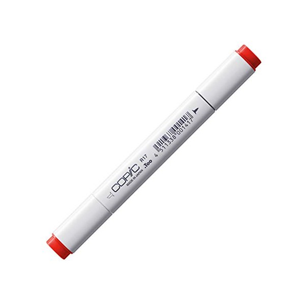 Copic Marker with Replaceable Nib, R17-Copic, Lipstick Orange