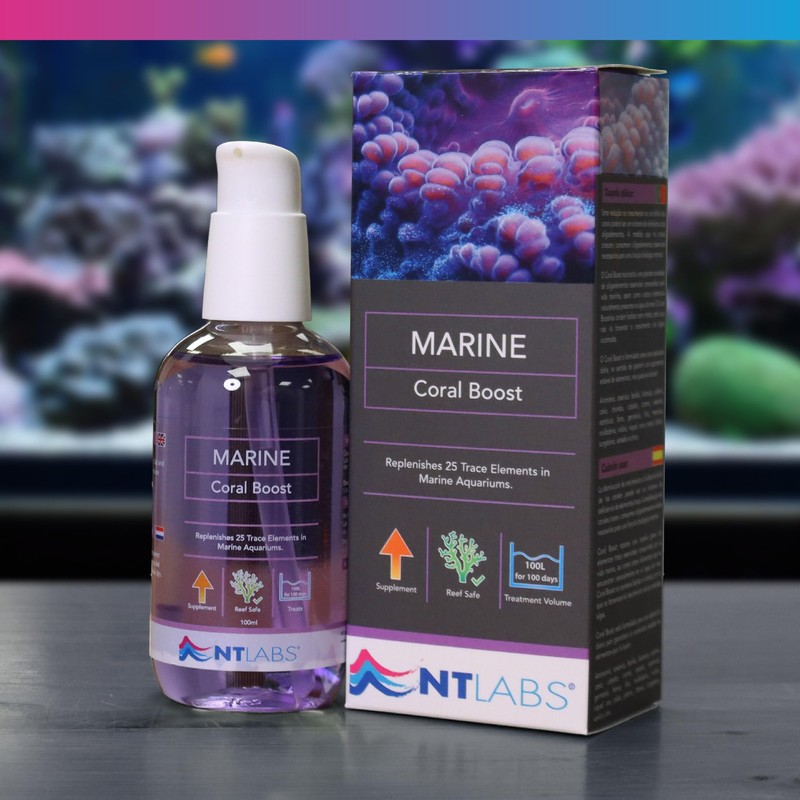 NT Labs Coral Boost, Replenishes 25 Trace Elements in Marine