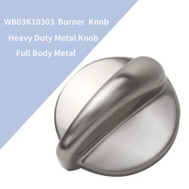 5 Packs WB03K10303 Profile Stove Cooktop Oven Rang Knob Replacements for GE,Heavy Duty Metal 191d5100 knob Cooktop Oven Knob Replace ge profile stove knob Part WB03K10208,AP4980246, 1810427, AH3486484