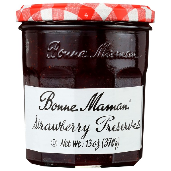 Bonne Maman Strawberry Preserves, 13 Ounce Jars (Pack of 6)