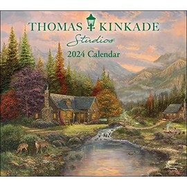 Thomas Kinkade Studios 2024 Deluxe Wall Calendar