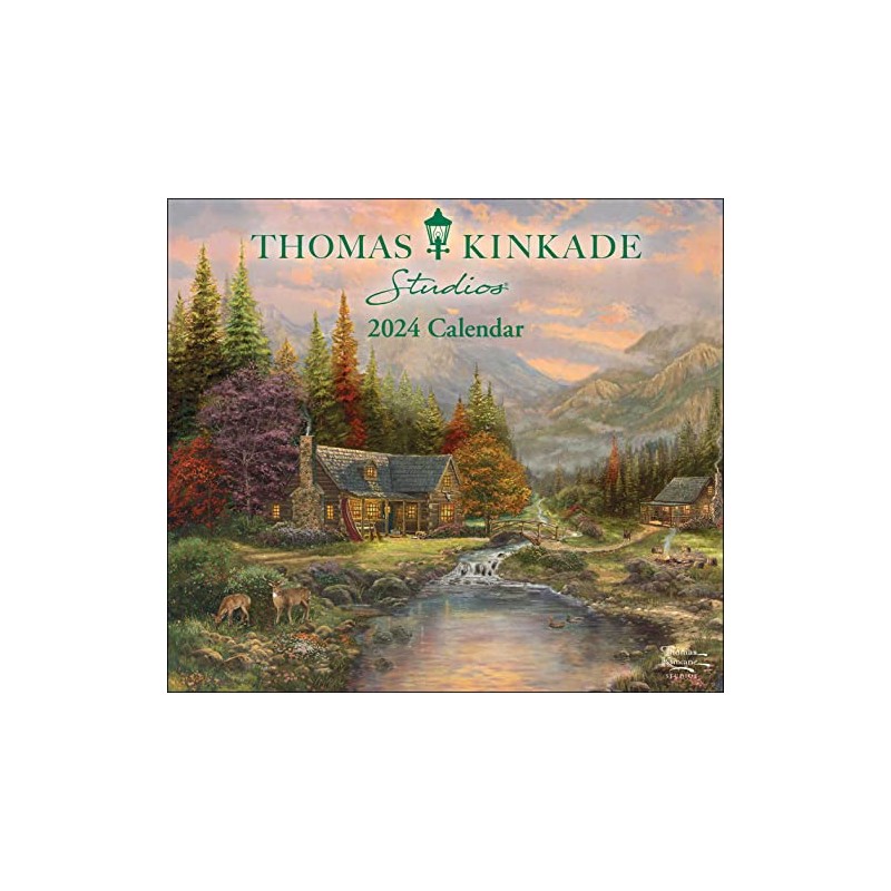 Thomas Kinkade Studios 2024 Deluxe Wall Calendar
