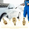 Pressure Washer Hose Fittings - 2Pcs Brass M22 Quick Release