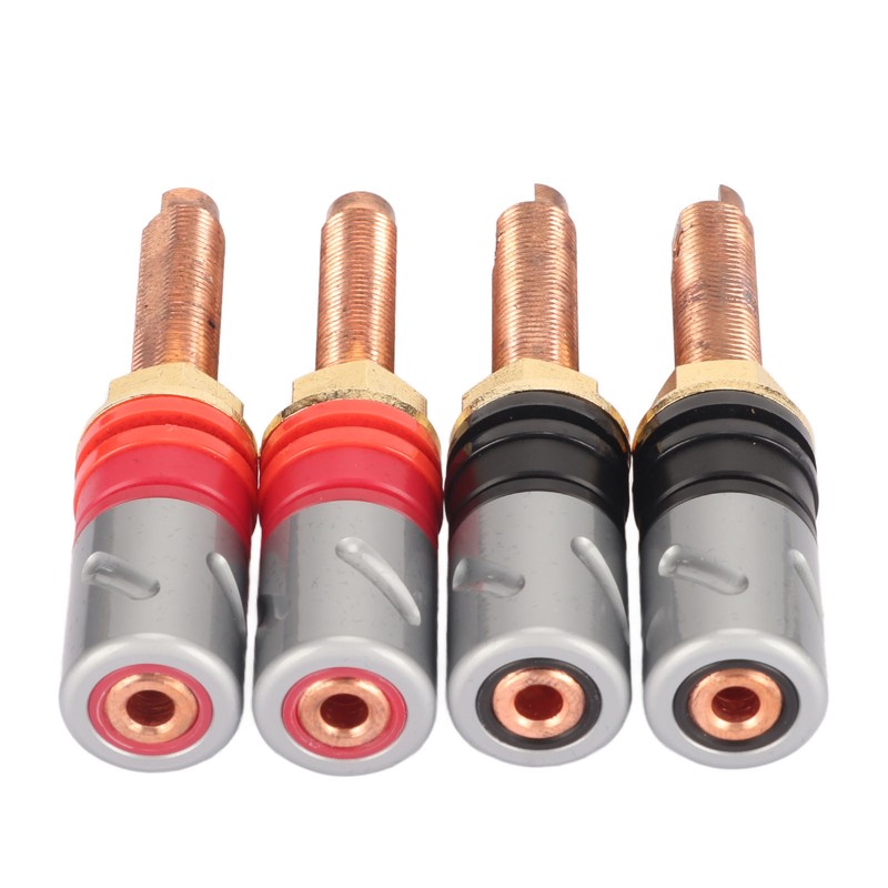 4pc Speaker Banana Plugs Connector Professional 4mm Pure Copper Heavy
