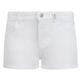 Retour Denim de Luxe Girls' Samantha Denim Shorts, optical white