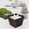 Citronella Candles Outdoor – 2 Pack, 12oz Each, Large Double-Wick