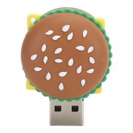 USB 2.0 Flash Drive Hamburger Shape Memory Stick 3D Cartoon Design Cute for Notebook Tablet64GB