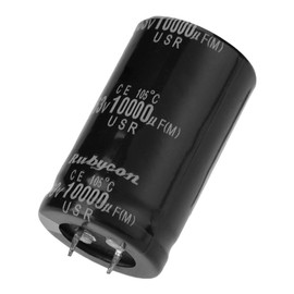 4 x 10000uF 63V Electrolytic Capacitor, 30 x 50 mm, High-Performance Audio Electrolytic Capacitor for Amplifiers, Hi-Fi Systems and Electronic Circuits